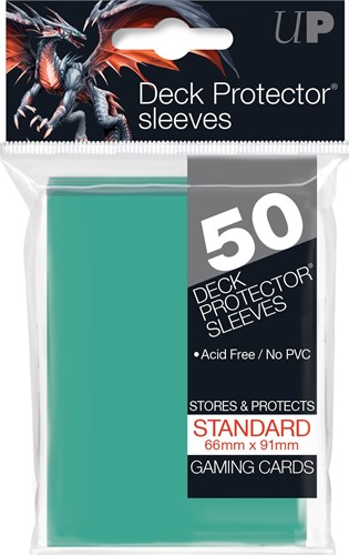 UP15259S 50 x Aqua Standard Card Sleeves 66mm x 91mm (Ultra Pro) published by Ultra Pro