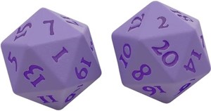 UP15938 Vivid Heavy Metal D20 Dice Set: Purple published by Ultra Pro