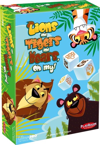 UP18420 Lions And Tigers And Bears Oh My! Dice Game published by Ultra Pro