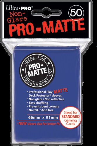 UP82653S Ultra Pro - Deck Protector ProMatte Blue published by Ultra Pro