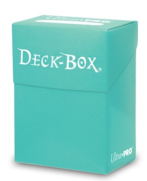 UP84228 Ultra Pro - Deck Box (Aqua) published by Ultra Pro