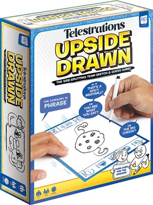 USO000726 Telestrations Board Game: Upside Drawn published by USAOpoly