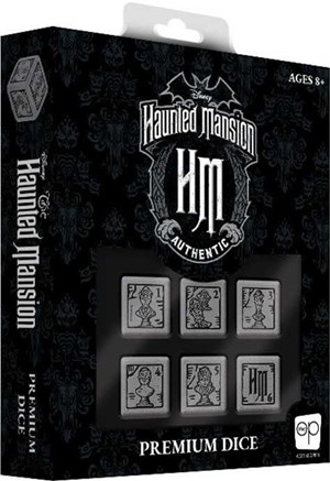 USOAC02266 Disney Haunted Mansion Premium Dice Set published by USAOpoly