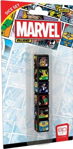 USOAC700002105 Marvel Villains Dice Set published by USAOpoly
