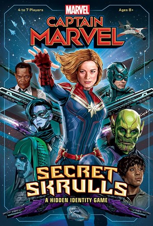 USOBN011576 Captain Marvel Card Game: Secret Skrulls published by USAOpoly