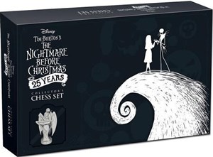 USOCH004261 The Nightmare Before Christmas 25 Years Chess Set published by USAOpoly