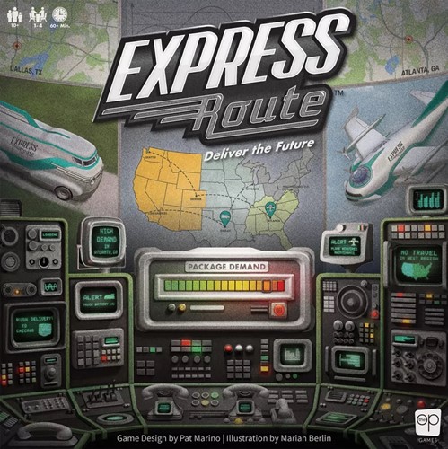 USOERDTF Express Route Board Game: Deliver The Future! published by USAOpoly