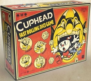 USOHB117588 Cuphead Fast Rolling Dice Game published by USAOpoly