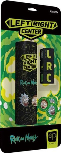 USOLR085434 Left Right Center Dice Game: Rick And Morty Edition published by USAOpoly
