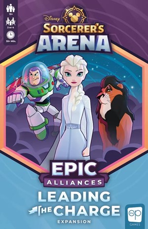 USOLTC Disney's Sorcerer's Arena Board Game: Epic Alliances Leading the Charge Expansion published by USAOpoly