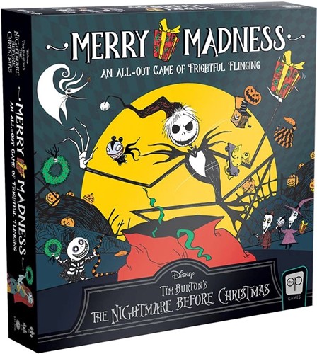 USOPA04261 Disney Tim Burton's The Nightmare Before Christmas Merry Madness Dice Game published by USAOpoly