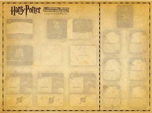 2!USOPM1040 Harry Potter Hogwarts Battle: Cooperative Deck Building Game Playmat published by USAOpoly