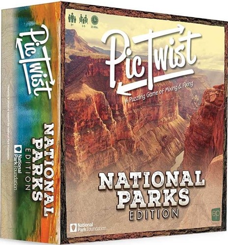USOPT000002100 Pictwist Puzzle Game: National Parks Edition published by USAOpoly