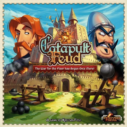 VESCK01 Catapult Feud Board Game published by Vesuvius Media