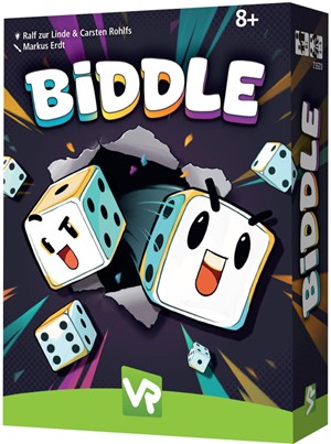 2!VRD01252 Biddle Dice Game published by Amigo Spiele