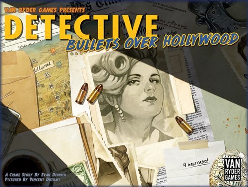 VRG107 Detective Board Game: City Of Angels Bullets Over Hollywood Expansion published by Van Ryder Games