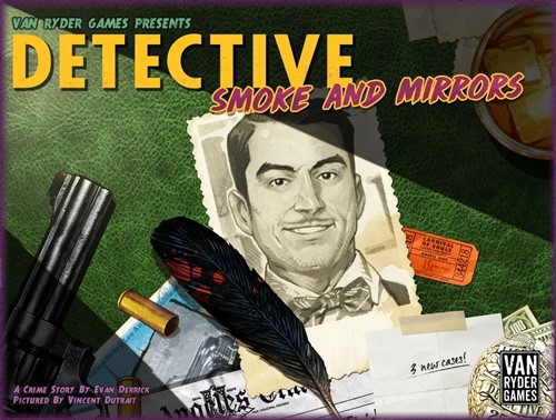 VRG207 Detective Board Game: City Of Angels Smoke And Mirrors Expansion published by Van Ryder Games