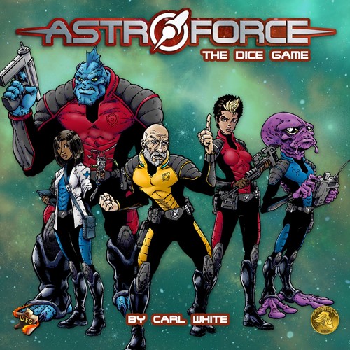 WFGASF001 Astroforce Dice Game published by Word Forge Games 