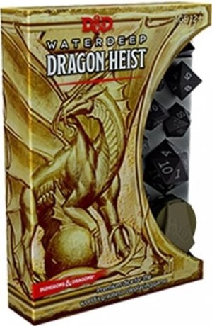 WTCC4733 Dungeons And Dragons RPG: Waterdeep Dragon Heist Dice Set published by Wizards of the Coast