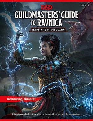 WTCC5859 Dungeons And Dragons RPG: Guildmasters' Guide To Ravnica Maps And Miscellany published by Wizards of the Coast