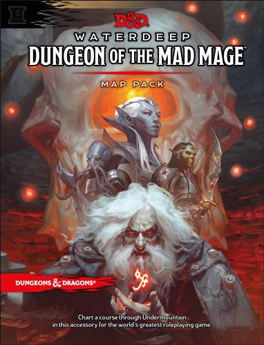 WTCC6052 Dungeons And Dragons RPG: Dungeon Of The Mad Mage Map Pack published by Wizards of the Coast