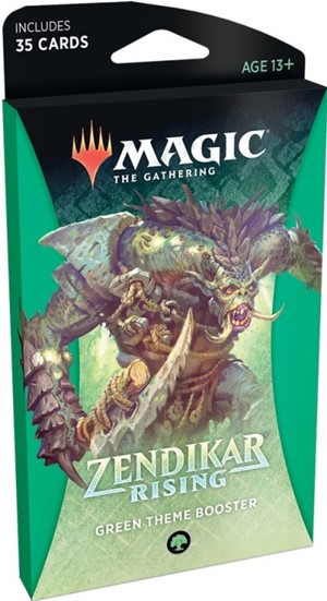 WTCC7535S3 MTG Zendikar Rising: Green Theme Booster Pack published by Wizards of the Coast