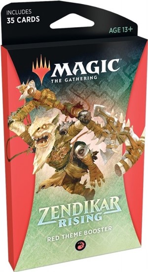 2!WTCC7535S5 MTG Zendikar Rising: Red Theme Booster Pack published by Wizards of the Coast