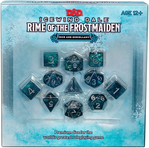 Dungeons And Dragons RPG: Icewind Dale: Rime Of The Frostmaiden Dice Set