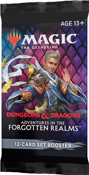 WTCC8755S MTG Adventures In The Forgotten Realms Set Booster Pack published by Wizards of the Coast