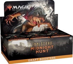 WTCC8949 MTG Innistrad Midnight Hunt Draft Booster Display published by Wizards of the Coast