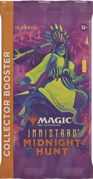 WTCC8954S MTG Innistrad Midnight Hunt Collector Booster Pack published by Wizards of the Coast