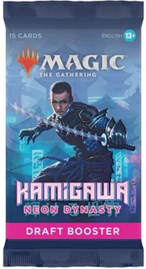 2!WTCC9198S MTG Kamigawa Neon Dynasty Draft Booster Pack published by Wizards of the Coast
