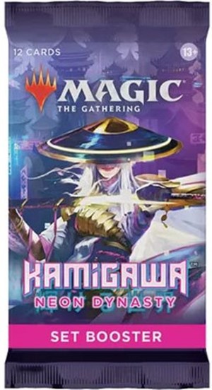 2!WTCC9203S MTG Kamigawa Neon Dynasty Set Booster Pack published by Wizards of the Coast