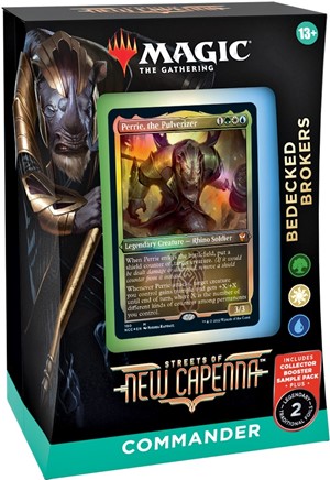 2!WTCC9516S1 MTG: Streets Of New Capenna Bedecked Brokers Commander Deck published by Wizards of the Coast