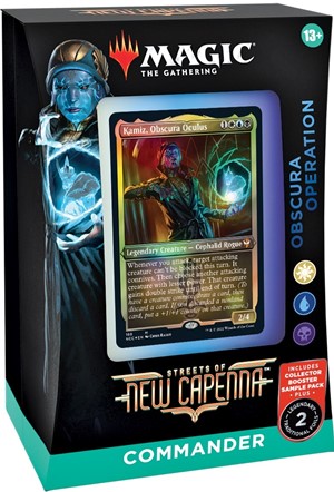 2!WTCC9516S4 MTG: Streets Of New Capenna Obscura Operation Commander Deck published by Wizards of the Coast
