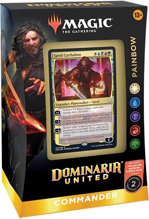 2!WTCC9714S2 MTG: Dominaria United Painbow Commander Deck published by Wizards of the Coast