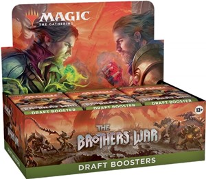 2!WTCD0306 MTG The Brothers War Draft Booster Display published by Wizards of the Coast