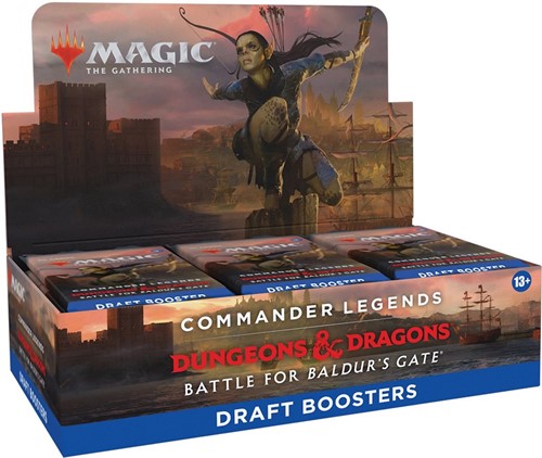 WTCD1003 MTG Commander Legends Baldur's Gate Draft Booster Display published by Wizards of the Coast