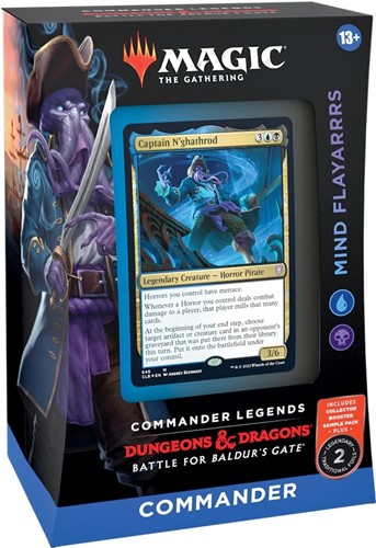 WTCD1007S1 MTG Commander Legends Baldur's Gate Mind Flayarrrs Commander Deck published by Wizards of the Coast