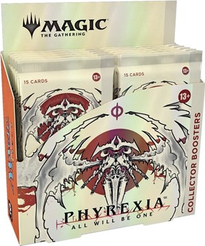 2!WTCD1131 MTG Phyrexia All Will Be One Collector Booster Display published by Wizards of the Coast