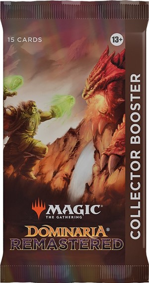 2!WTCD1506S MTG Dominaria Remastered Collector Booster Pack published by Wizards of the Coast