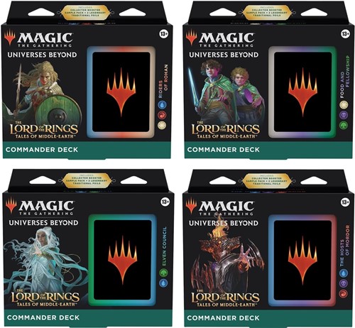 WTCD1525 MTG Lord Of The Rings: Tales Of Middle-Earth Commander Deck Display published by Wizards of the Coast