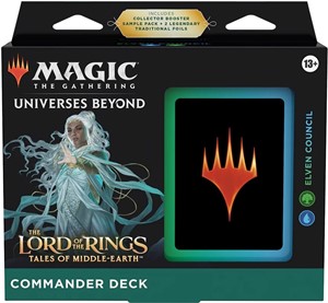 WTCD1525S1 MTG Lord Of The Rings: Tales Of Middle-Earth Elven Council Commander Deck published by Wizards of the Coast