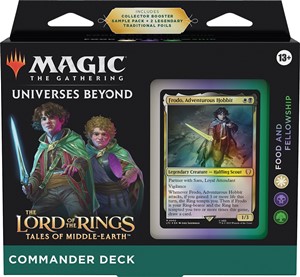 WTCD1525S2 MTG Lord Of The Rings: Tales Of Middle-Earth Commander Food And Fellowship Deck published by Wizards of the Coast