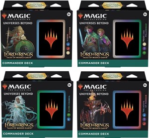 WTCD1525 MTG Lord Of The Rings: Tales Of Middle-Earth Commander Deck Display published by Wizards of the Coast