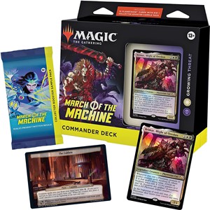 WTCD1792S4 MTG March Of The Machine Growing Threat Commander Deck published by Wizards of the Coast