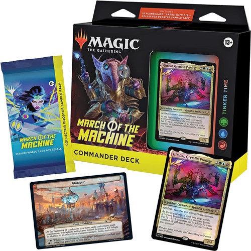 WTCD1792S5 MTG March Of The Machine Tinker Time Commander Deck published by Wizards of the Coast