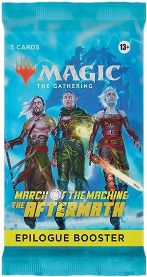 2!WTCD1803S MTG March Of The Machine The Aftermath Epilogue Booster Pack published by Wizards of the Coast