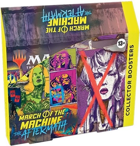 WTCD1808 MTG March Of The Machine The Aftermath Epilogue Collector Booster Display published by Wizards of the Coast