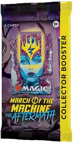 WTCD1808S MTG March Of The Machine The Aftermath Epilogue Collector Booster Pack published by Wizards of the Coast